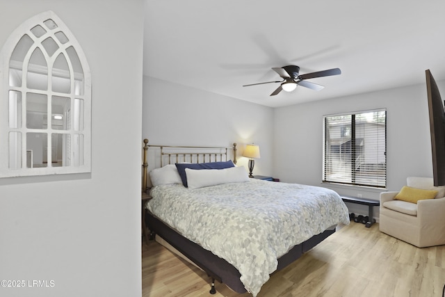 7 Three Mast Ln Unit 7, Hilton Head Island, SC 29928 - bedroom with wood finished floors and ceiling fan