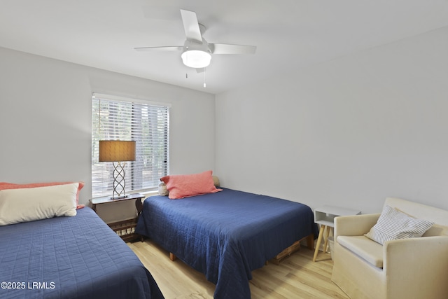 7 Three Mast Ln Unit 7, Hilton Head Island, SC 29928 - bedroom with wood finished floors and ceiling fan