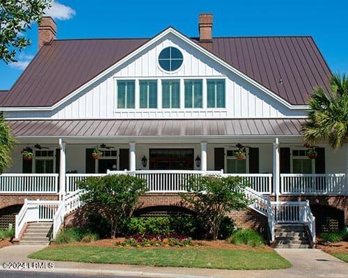 view of front of home with a porch