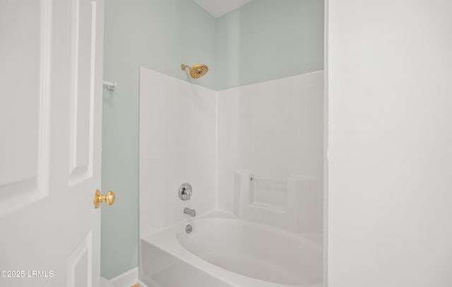 bathroom featuring tub / shower combination