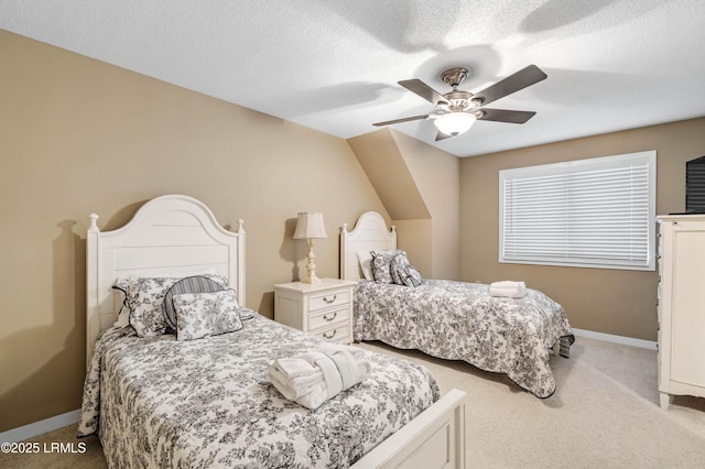 13 Harbourside Ln Unit 7170, Hilton Head Island, SC 29928 - bedroom featuring carpet, a ceiling fan, baseboards, and a textured ceiling