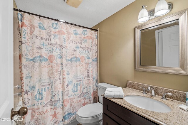 13 Harbourside Ln Unit 7170, Hilton Head Island, SC 29928 - bathroom with vanity, toilet, and a shower with curtain