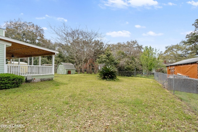 156 James St, Beaufort, SC 29902 - view of yard with a storage unit, an outbuilding, and a fenced backyard