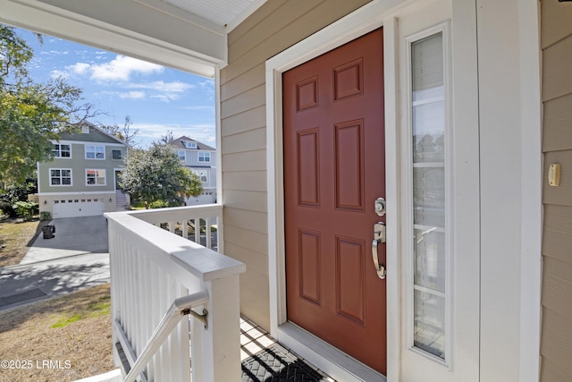 view of entrance to property