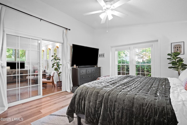 3 Stono Ct, Beaufort, SC 29902 - bedroom with light wood-style flooring and ceiling fan