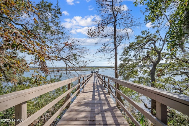 3 Stono Ct, Beaufort, SC 29902 - dock area with a water view