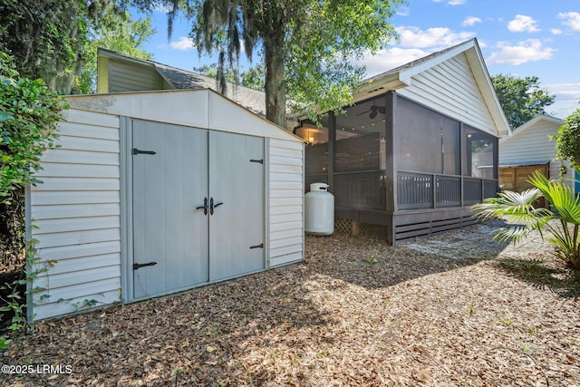 3 Stono Ct, Beaufort, SC 29902 - view of shed with a sunroom