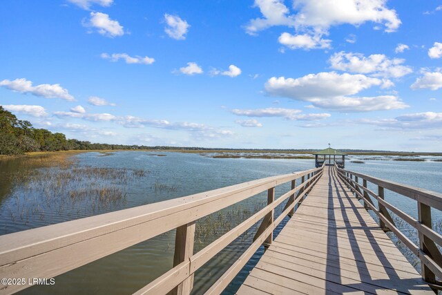 3 Stono Ct, Beaufort, SC 29902 - dock area with a water view