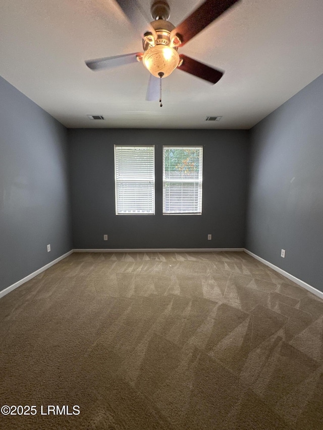 3 Enoree Way, Beaufort, SC 29906 - unfurnished room with carpet, ceiling fan, and baseboards