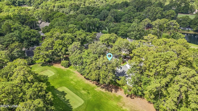 485 Bb Sams Dr, Saint Helena Island, SC 29920 - aerial overview of property's location with a golf course and a nearby body of water