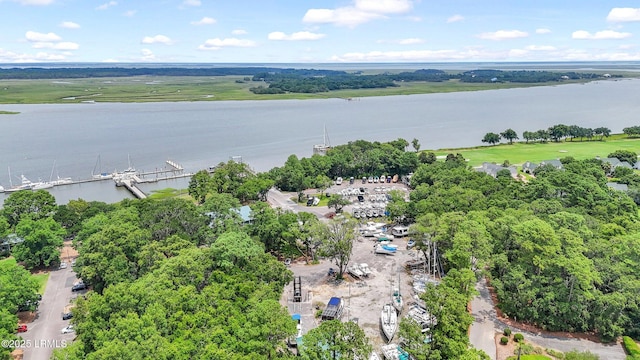 485 Bb Sams Dr, Saint Helena Island, SC 29920 - drone / aerial view of a nearby body of water