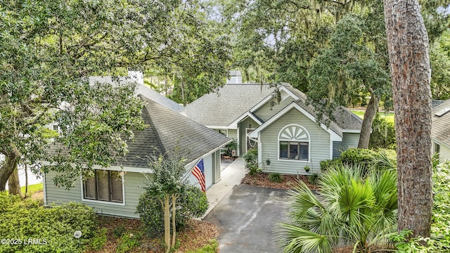 485 Bb Sams Dr, Saint Helena Island, SC 29920 - view of front of property with roof with shingles and driveway