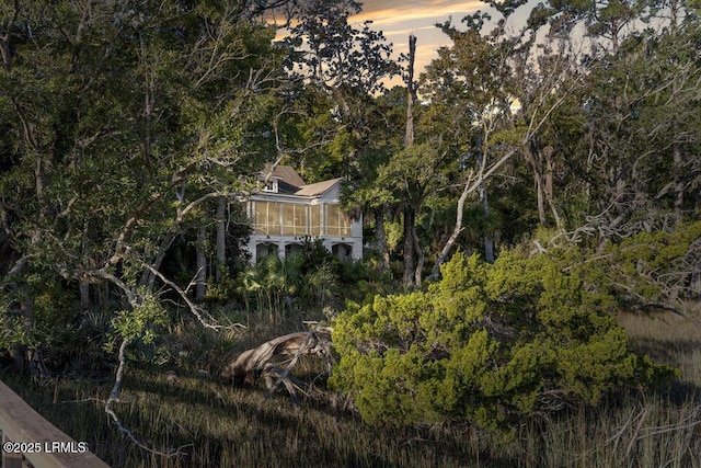 244 Bull Point Dr, Seabrook, SC 29940 - view of yard