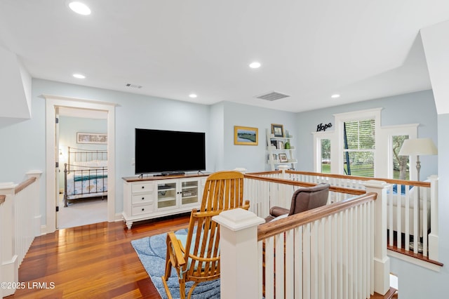 10 Old Barn Rd, Beaufort, SC 29907 - living area with wood finished floors and recessed lighting