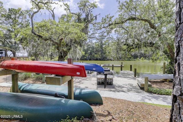 14 Skipperling Ct, Bluffton, SC 29909 - dock area featuring a water view