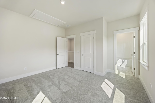 14 Skipperling Ct, Bluffton, SC 29909 - unfurnished bedroom with attic access, carpet flooring, and baseboards