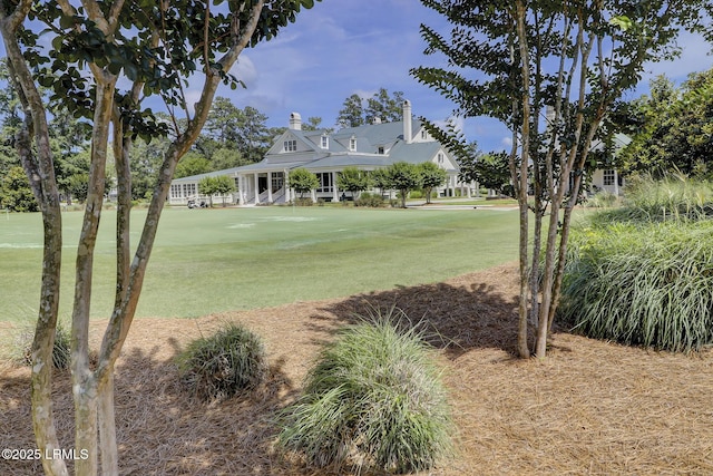 14 Skipperling Ct, Bluffton, SC 29909 - view of community featuring a lawn and golf course view