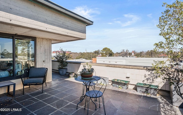 view of patio / terrace with a grill