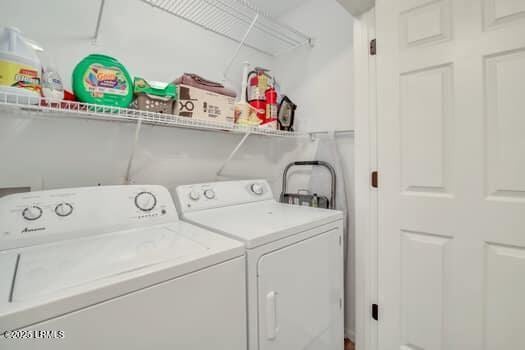 50 Pebble Beach Cv Unit F111, Bluffton, SC 29910 - laundry area featuring separate washer and dryer