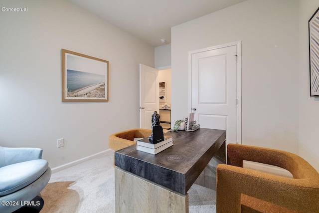 1549 Sanctum St, Ridgeland, SC 29936 - carpeted home office featuring baseboards