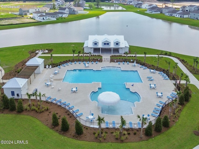 1549 Sanctum St, Ridgeland, SC 29936 - community pool with a water view