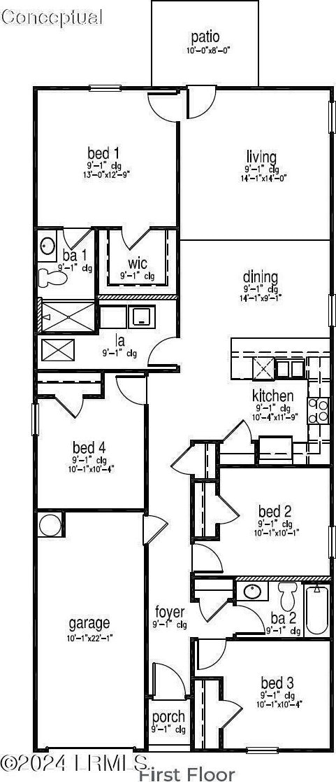 1549 Sanctum St, Ridgeland, SC 29936 - room layout