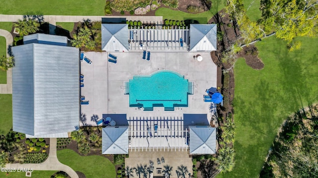 drone / aerial view