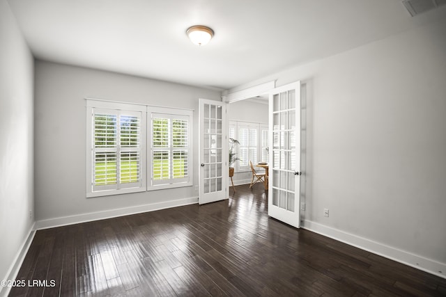 135 Danbridge Ct, Bluffton, SC 29910 - empty room featuring french doors and hardwood / wood-style floors