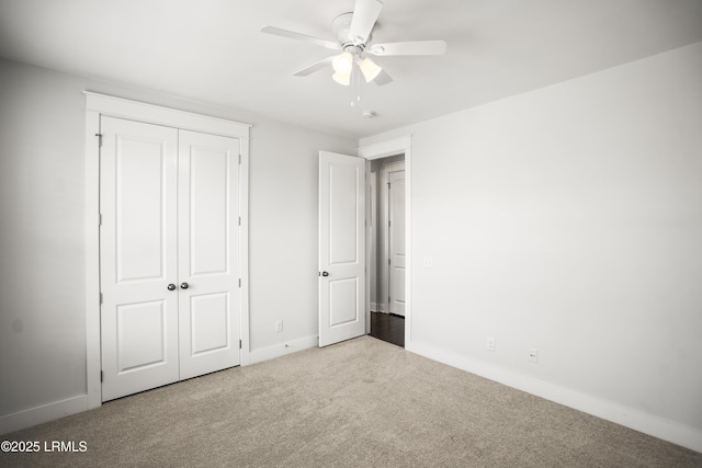 135 Danbridge Ct, Bluffton, SC 29910 - unfurnished bedroom with carpet, a closet, and a ceiling fan