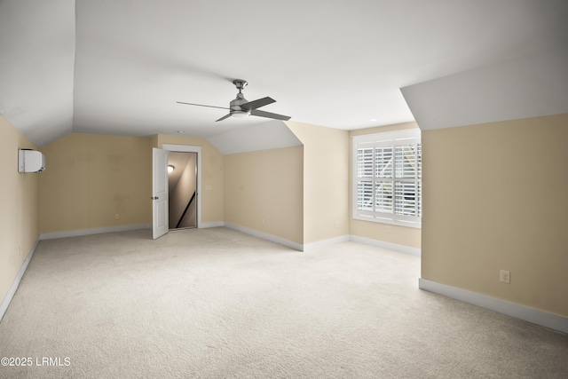 135 Danbridge Ct, Bluffton, SC 29910 - bonus room featuring light carpet, lofted ceiling, and ceiling fan