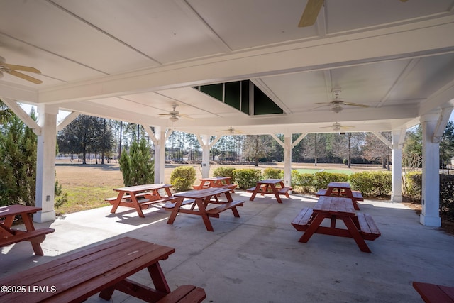 135 Danbridge Ct, Bluffton, SC 29910 - view of patio / terrace featuring ceiling fan and outdoor dining area