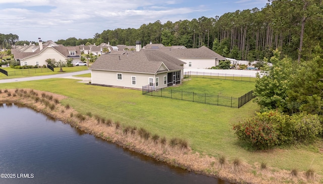 135 Danbridge Ct, Bluffton, SC 29910 - view from above of property with a large body of water