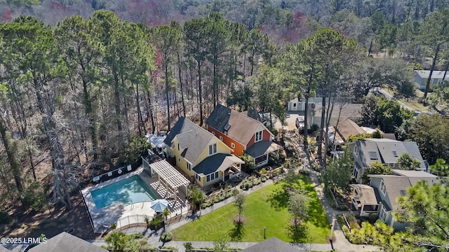 625 Spanish Wells Rd Unit 12, Hilton Head Island, SC 29926 - bird's eye view featuring a view of trees