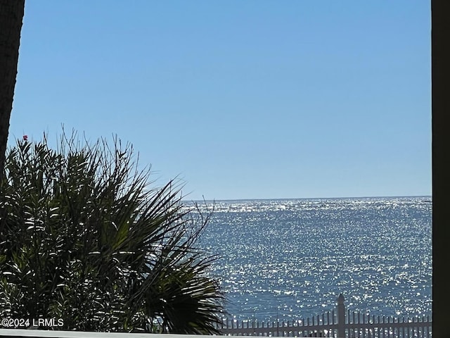 view of water feature