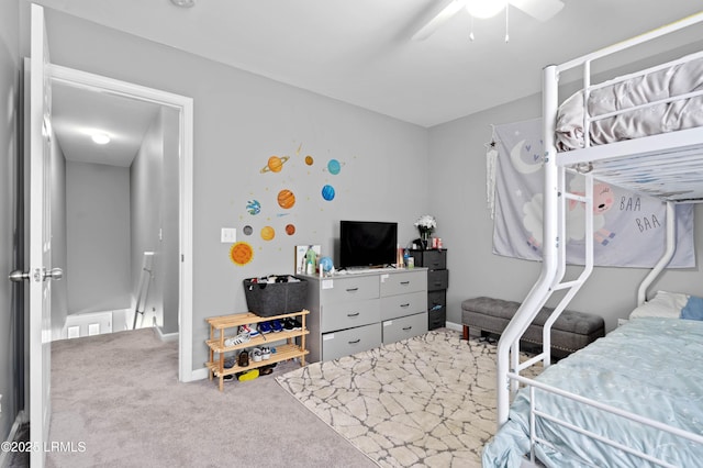 76 Shadow Moss Dr, Beaufort, SC 29906 - bedroom with carpet, baseboards, and a ceiling fan