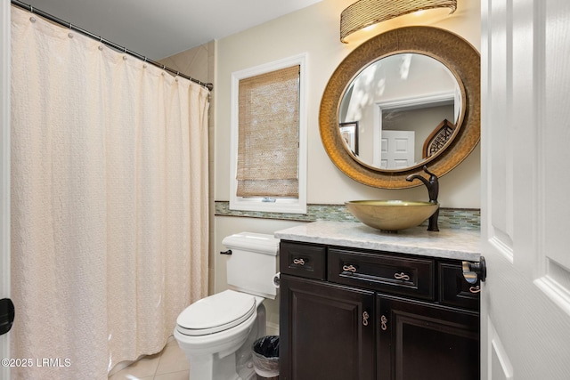 8 Wild Magnolia Ln, Okatie, SC 29909 - bathroom with toilet, vanity, and tile patterned flooring