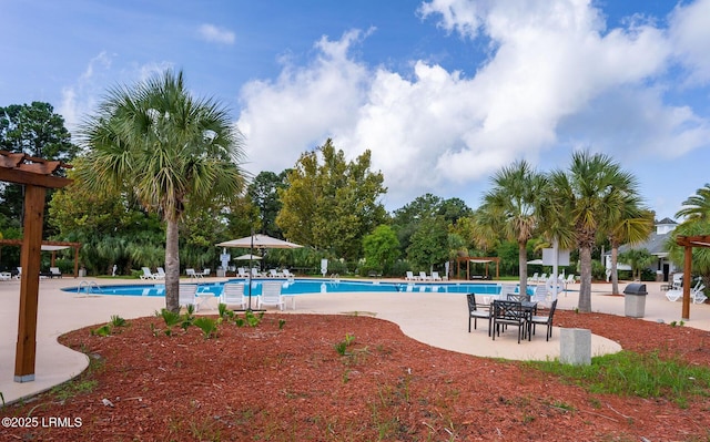 12 Sheffield Ct, Beaufort, SC 29907 - community pool featuring a patio