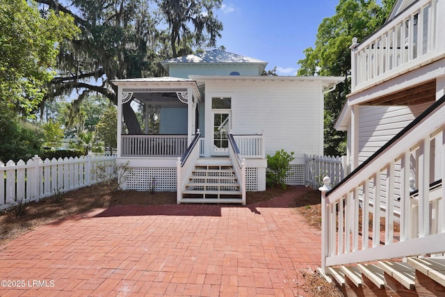 12 Sheffield Ct, Beaufort, SC 29907 - back of house with a patio