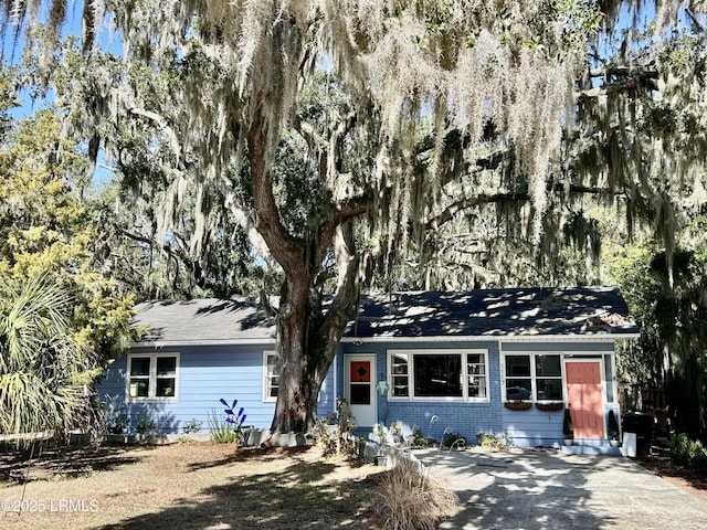 view of ranch-style home