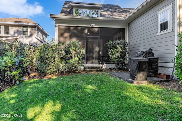 39 Sweet Marsh Ct, Bluffton, SC 29910 - back of house featuring a sunroom