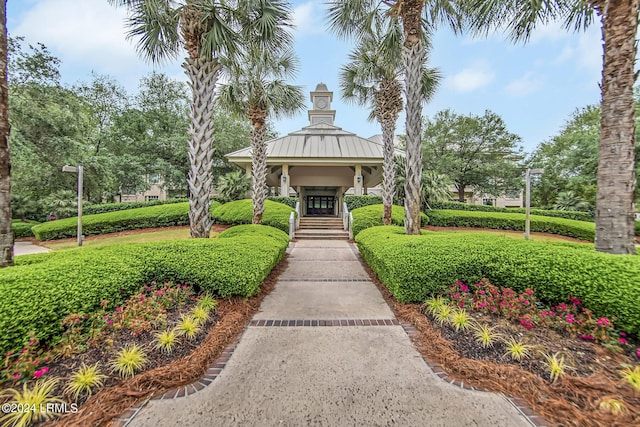 view of property's community featuring a gazebo