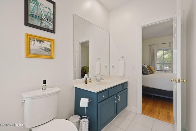 19 Brisbane Dr, Beaufort, SC 29902 - bathroom featuring tile patterned flooring, ensuite bath, vanity, and toilet