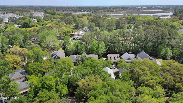 19 Brisbane Dr, Beaufort, SC 29902 - birds eye view of property with a residential view and a forest view
