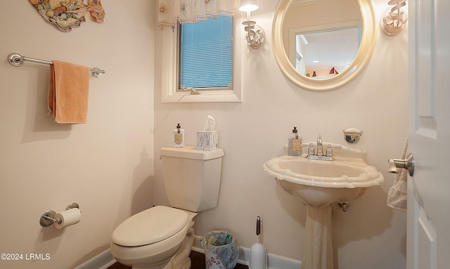 bathroom with toilet