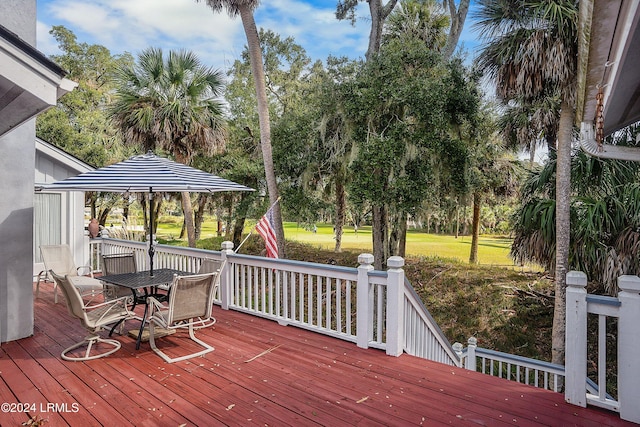 view of deck