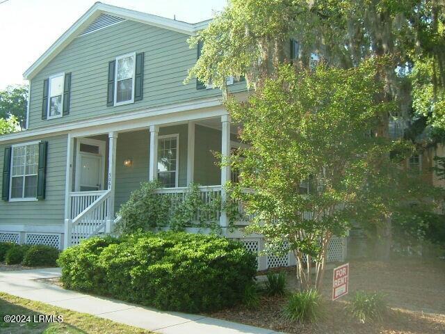 view of front of home with a porch