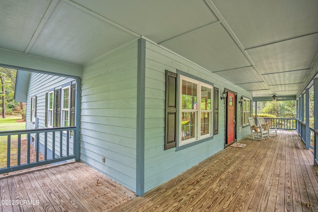 21 Planters Cir, Beaufort, SC 29907 - porch with ceiling fan