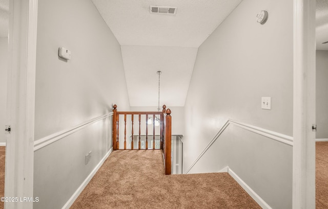 21 Planters Cir, Beaufort, SC 29907 - stairs featuring carpet flooring and lofted ceiling