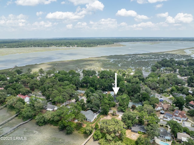 2211 Wilson Dr, Beaufort, SC 29902 - aerial view of residential area featuring a nearby body of water