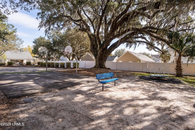 506 Cypress Cv, Bluffton, SC 29910 - view of patio with community basketball court